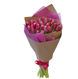 Bukiet Różowych Tulipanów od 25 do 100 sztuk